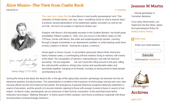 Click on the blog segment to get the full post.