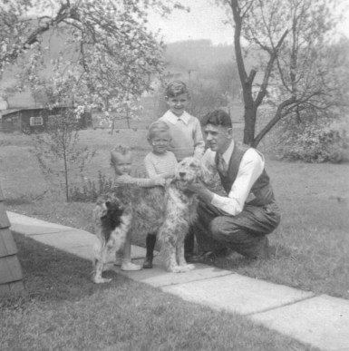 John, Louis, Sonny and Dad (Joe)