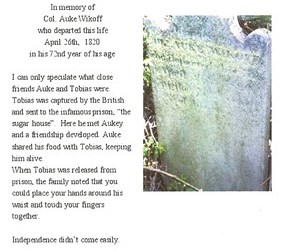 POLHEMUS Tobias and WYKOFF Aucke friendship1820